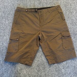 Men's Prana Brown Cargo Shorts